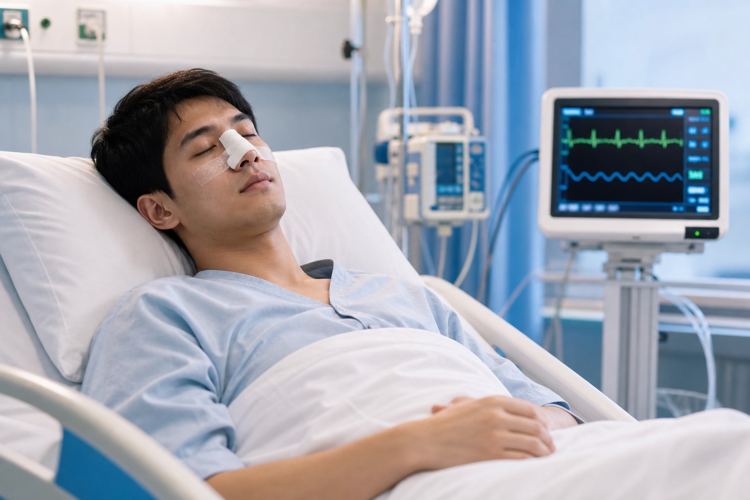 Effects of Dexmedetomidine on the Incidence of Agitation and Pain Severity After Traumatic Nasal Surgeries 